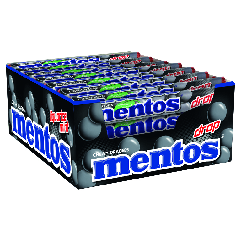 Alcaçuz Mentos 38g - MENTOS