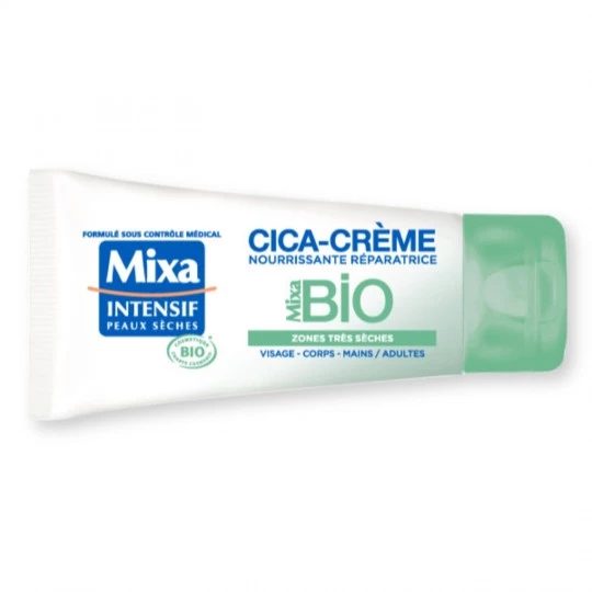 Cica-crème intensif zones très sèches Bio 50ml - MIXA