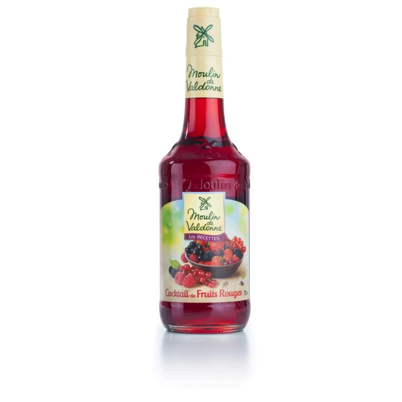 Red fruit cocktail syrup 70cl - MOULIN DE VALDONNE