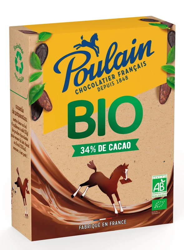 Chocolat en Poudre Bio 350g - POULAIN