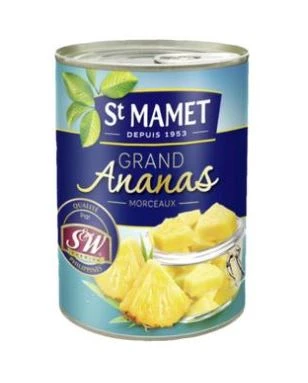 Ananas Morceaux 345g - ST MAMET
