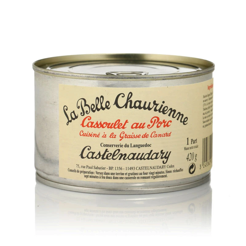 Pork Cassoulet 420g - LA BELLE CHAURIENNE