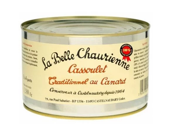 Cassoulet De Canard 1580kg - LA BELLE CHAURIENNE