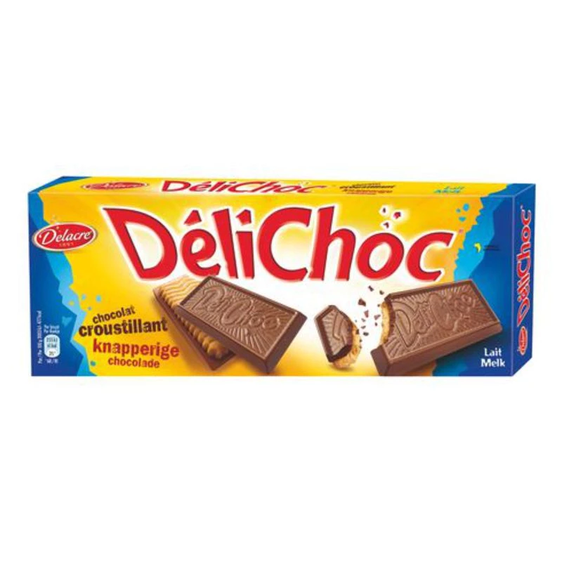 Biscuits sablés chocolat lait délichoc 150g - DELACRE
