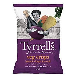 Chips de légumes vinaigre balsamique et sel de mer 125g - TYRRELL'S