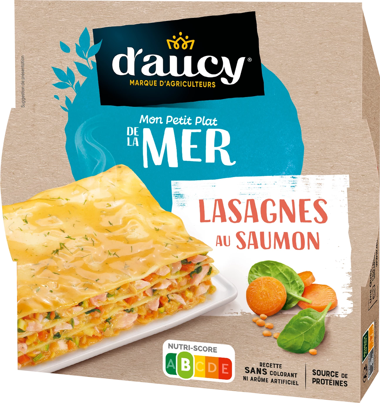 Salmon Lasagna, 300g - D'AUCY