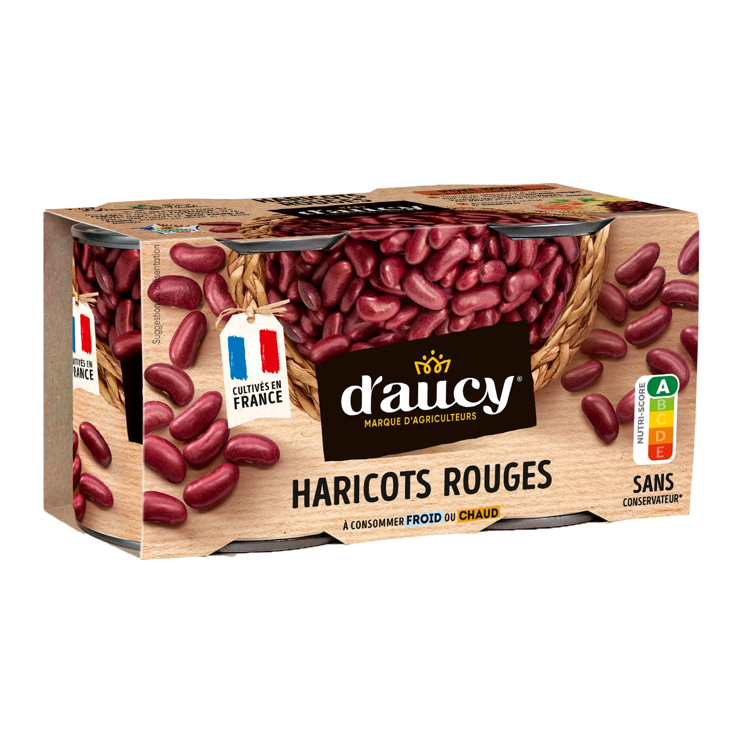 Haricots Rouges Origine France; 125g - D'AUCY