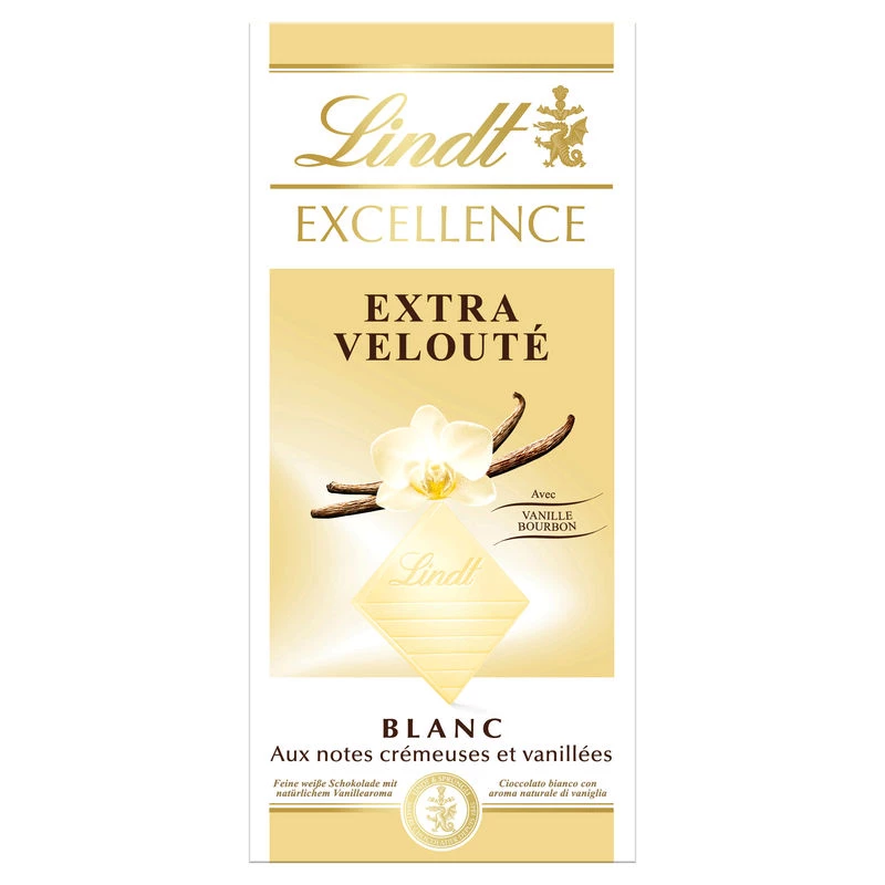Таблетки Excellence White Extra Velvety, 100 г - LINDT