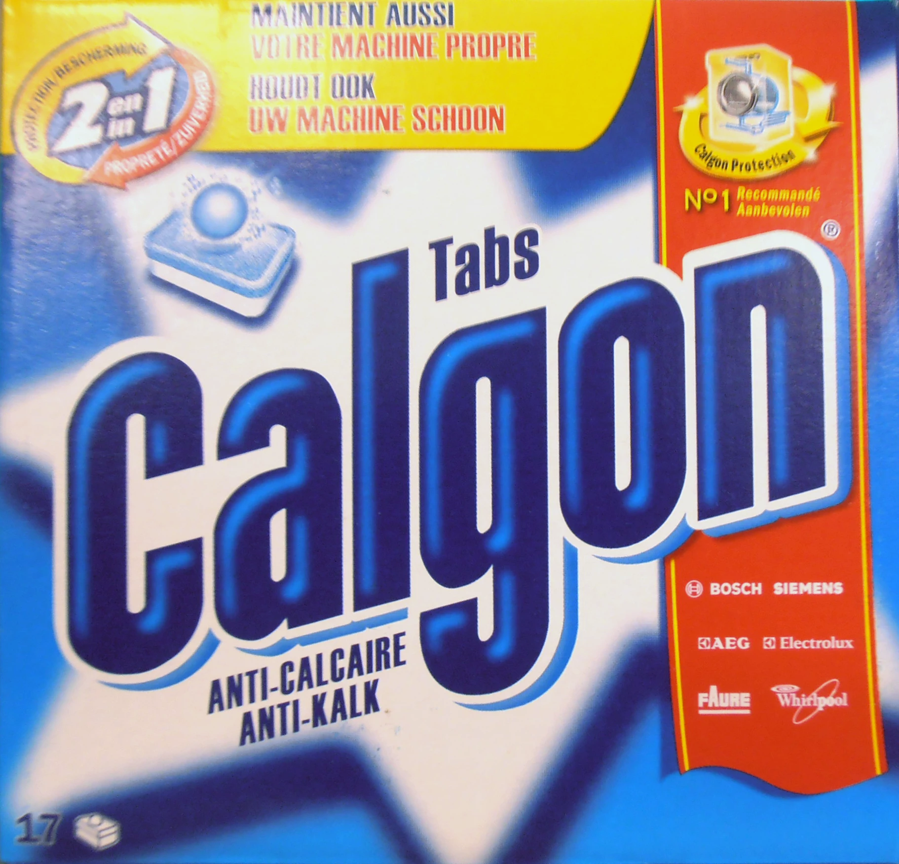 Calgon X17 Tabs 2en1