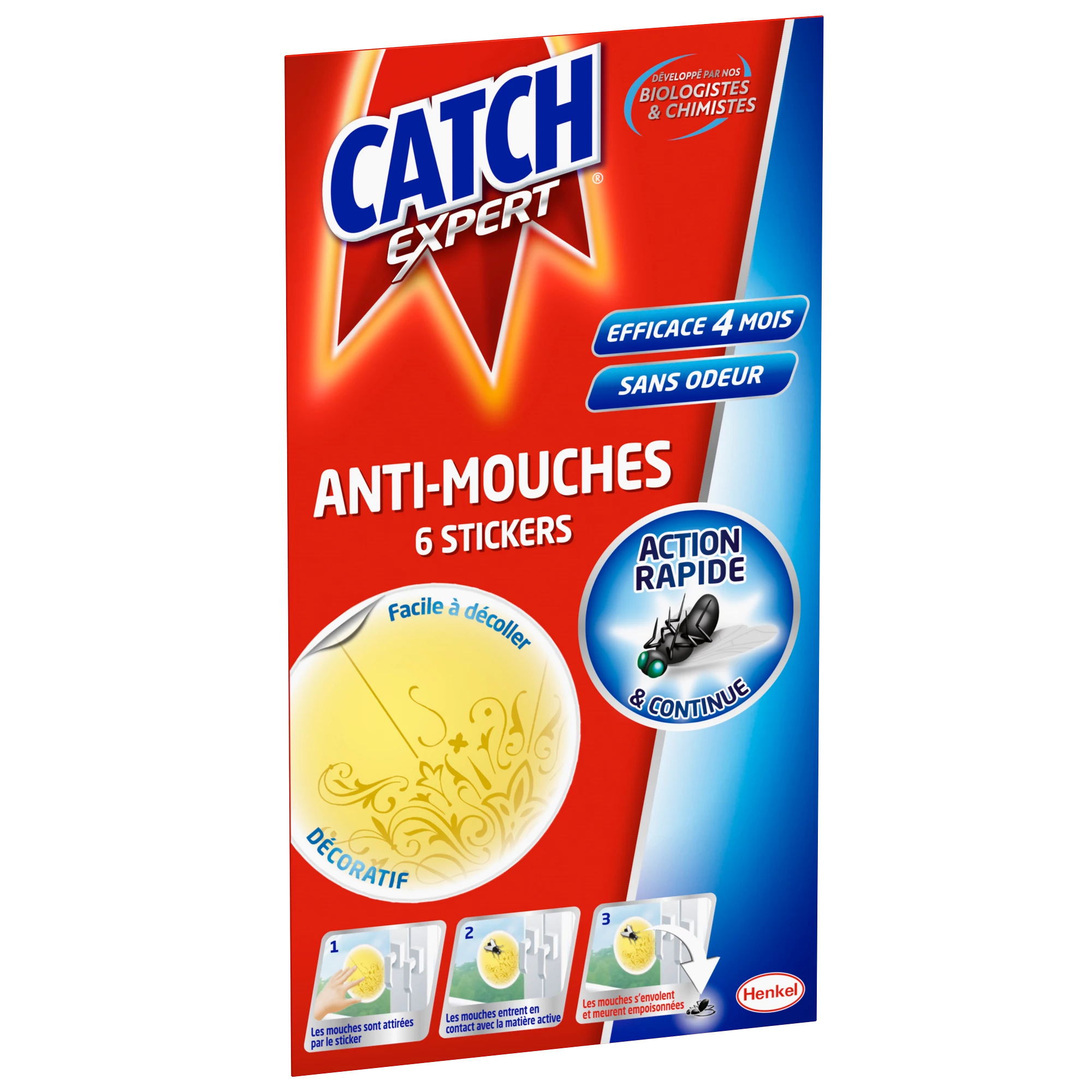 Catch Stickers Mouche Deco X6