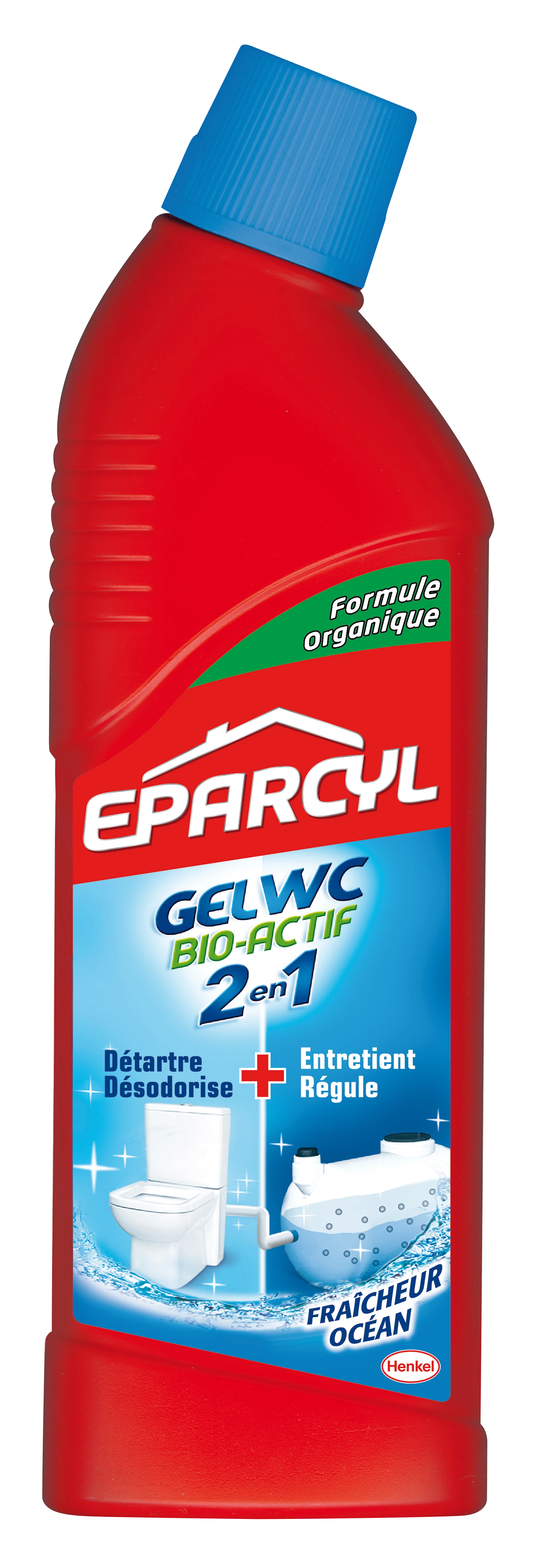 Gel wc Bio-actif 2en1 750ml - EPARCYL