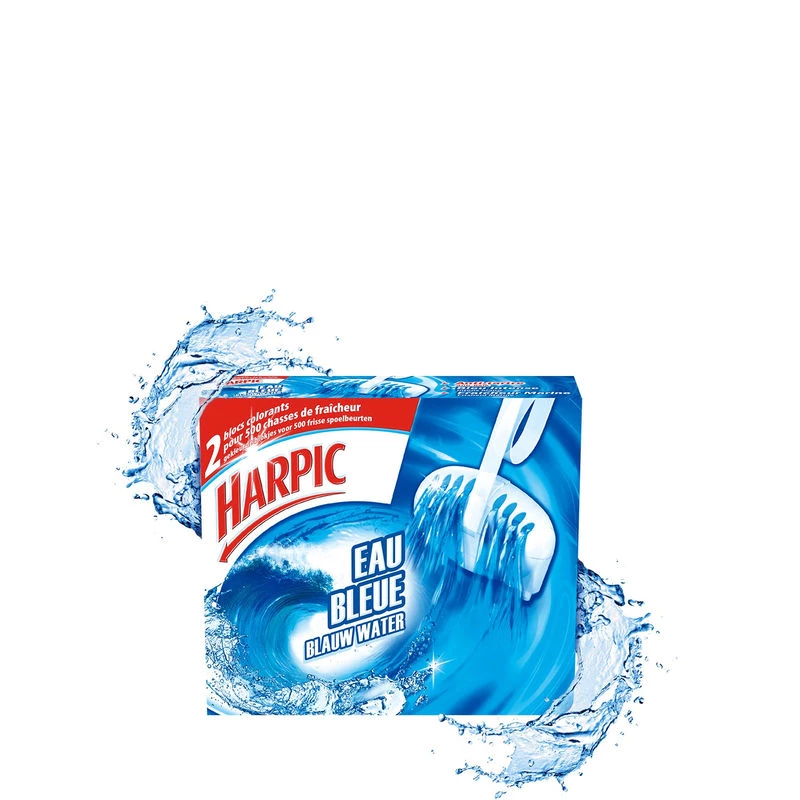 Blauwasser-Toilettenblöcke x2 - HARPIC