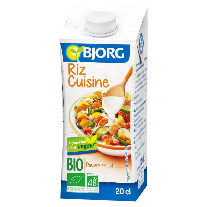 Riz Cuisine Bjorg 20cl Bio