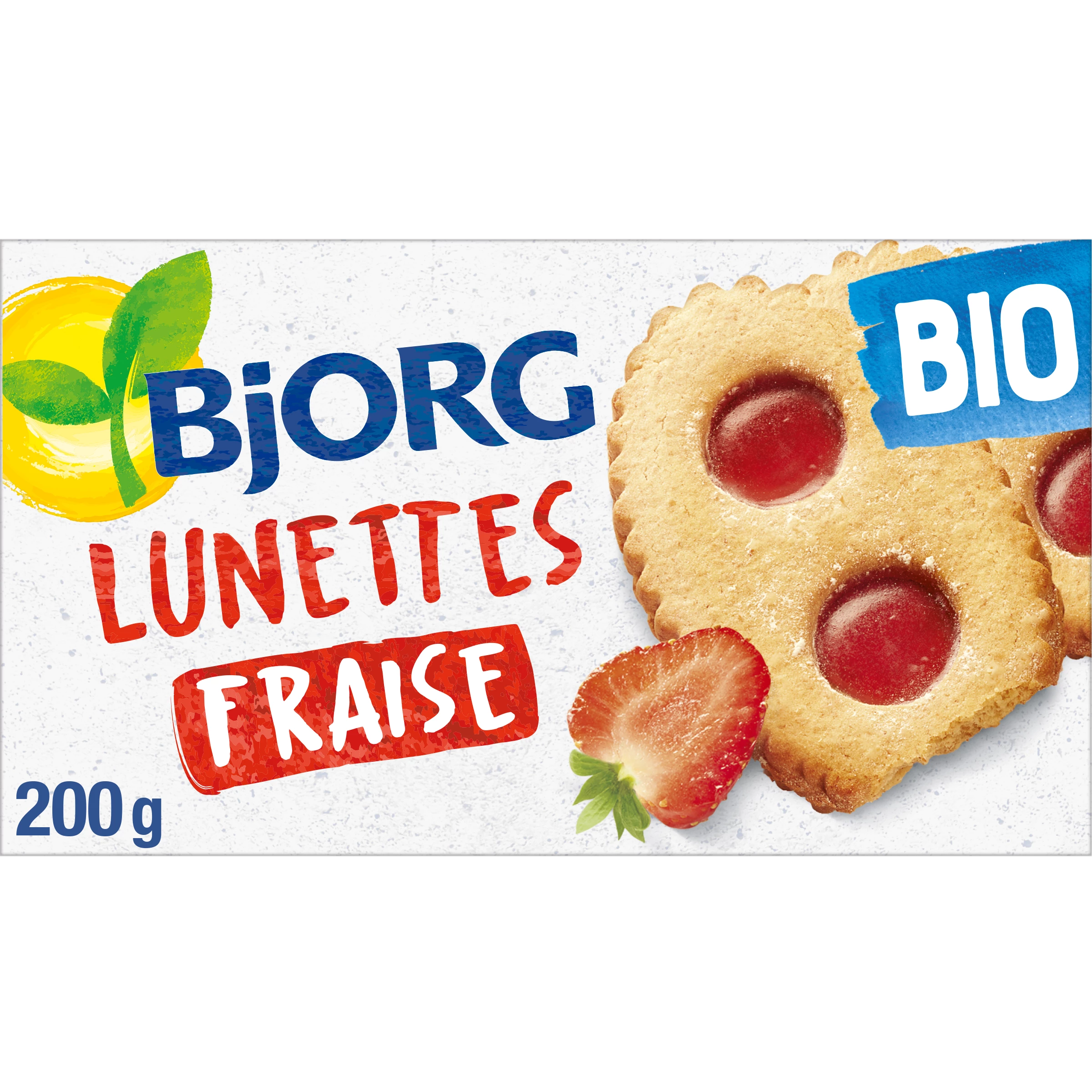 كاسات فراولة عضوية 200 جرام - BJORG