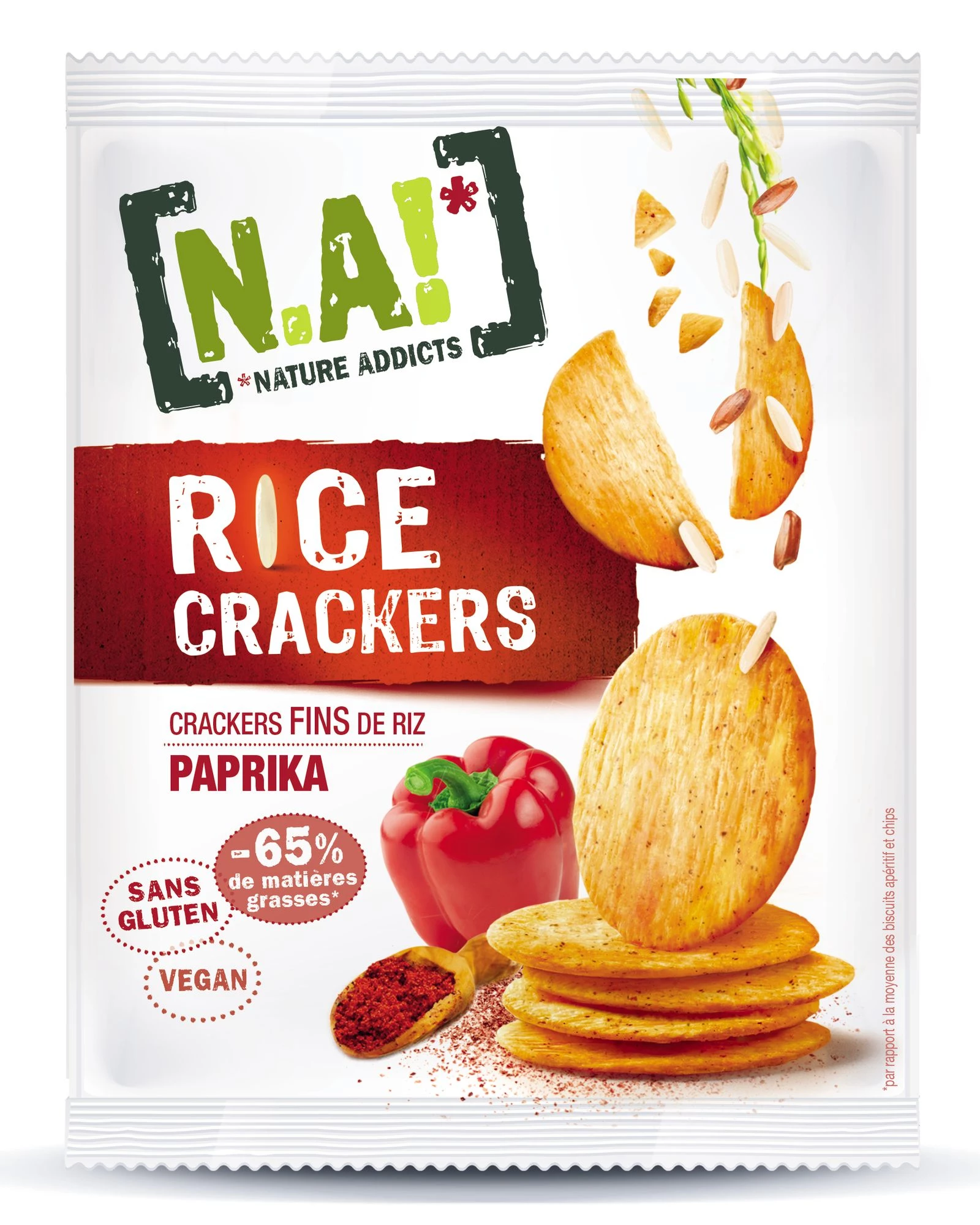 N.a.crackers Paprika 35g