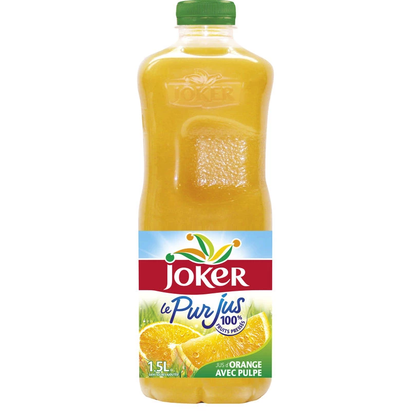 Pur jus d'orange avec pulpe 1;5L - JOKER