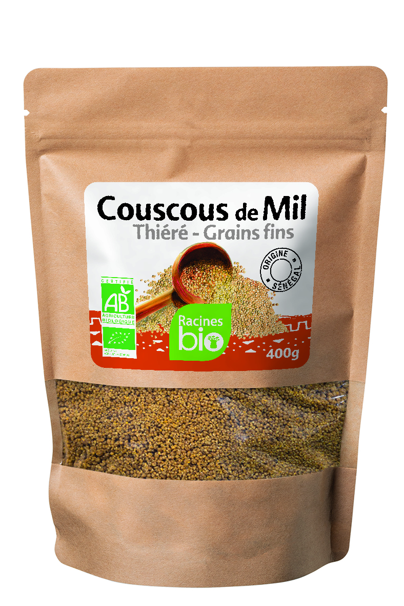 Thiéré Hirse-Couscous (20 x 400 g) - Racines Bio