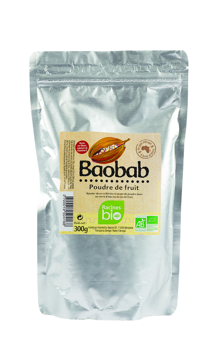 Polvere di Baobab (20 X 300 G) - Racines Bio