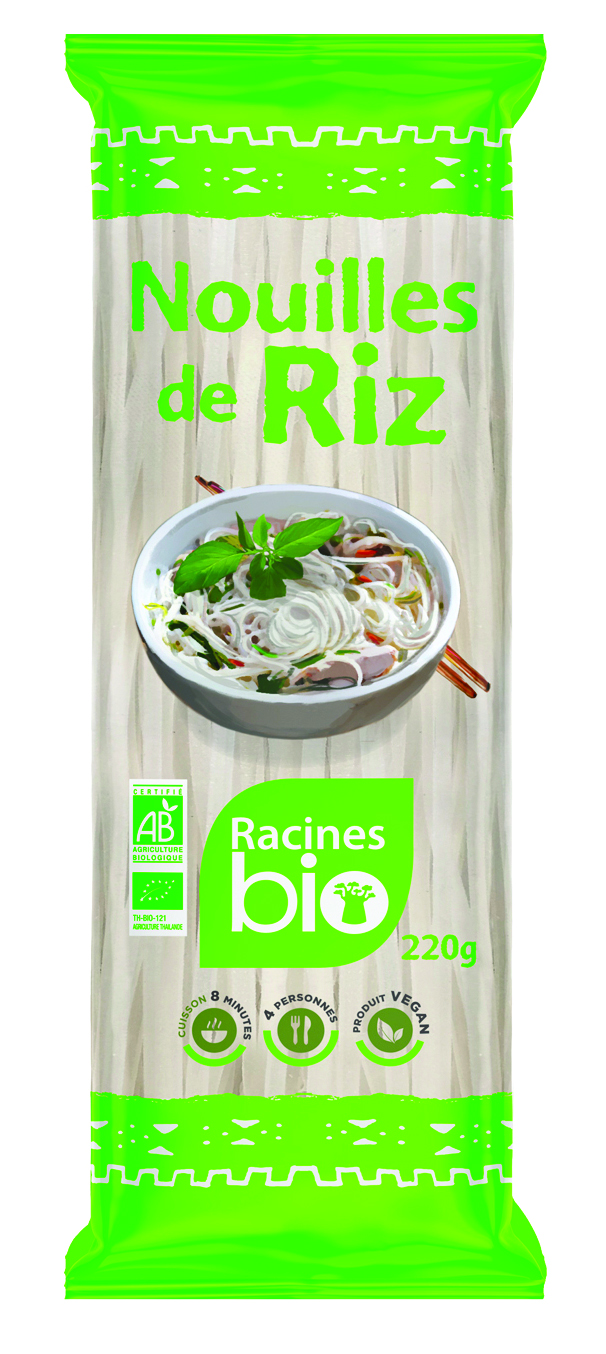Rijstnoedels (12 X 220 G) - Racines Bio