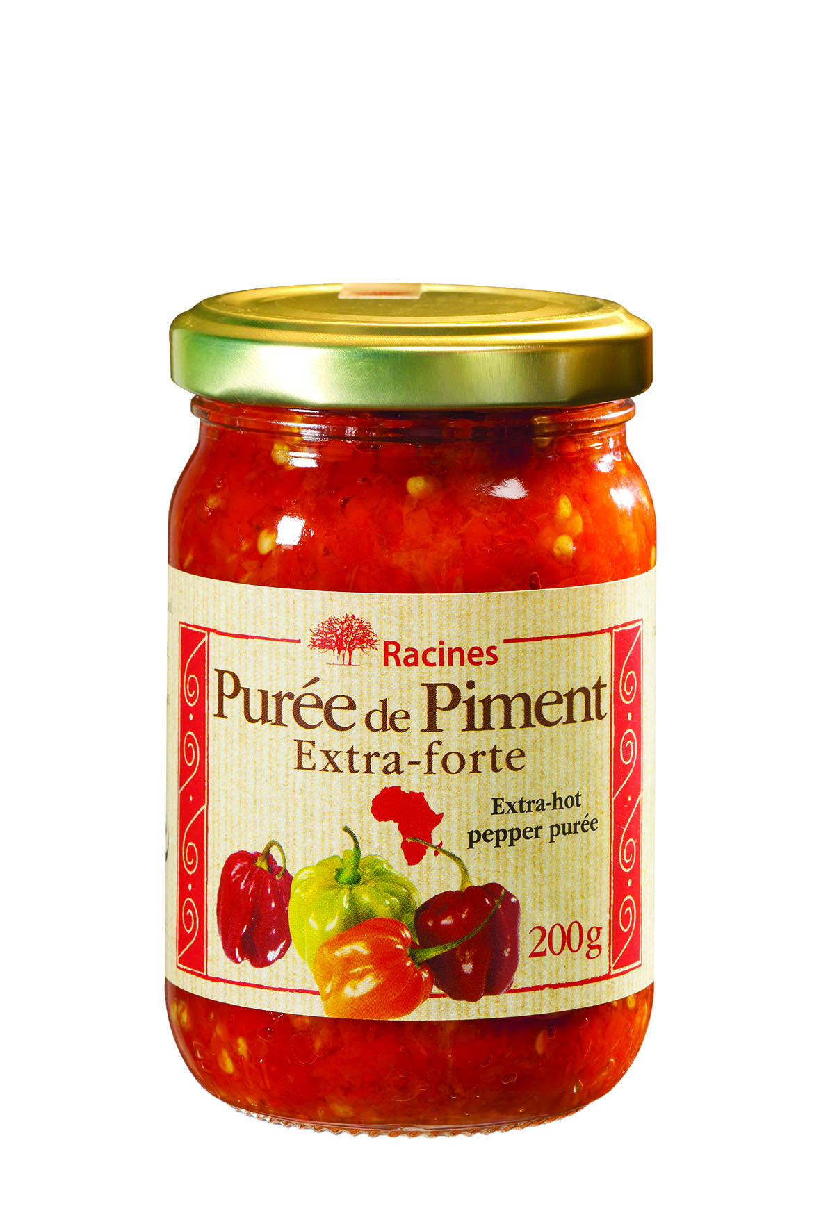 Purea Extra Di Peperoncino Piccante (12 X 200 G) - Racines