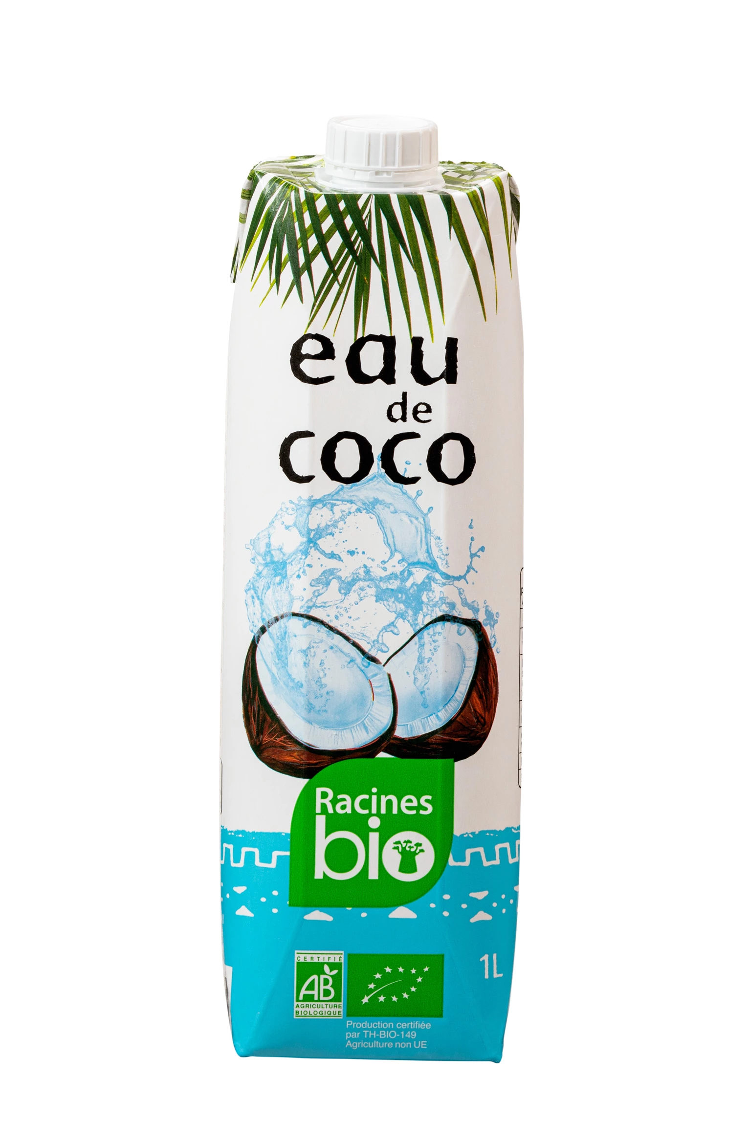 Kokoswater (12 X 1 L) - Racines Bio