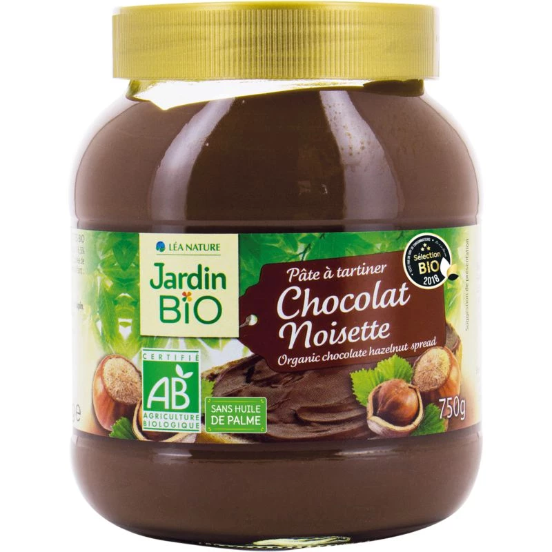 شوكولاتة عضوية بالبندق 750 جرام - JARDIN Bio