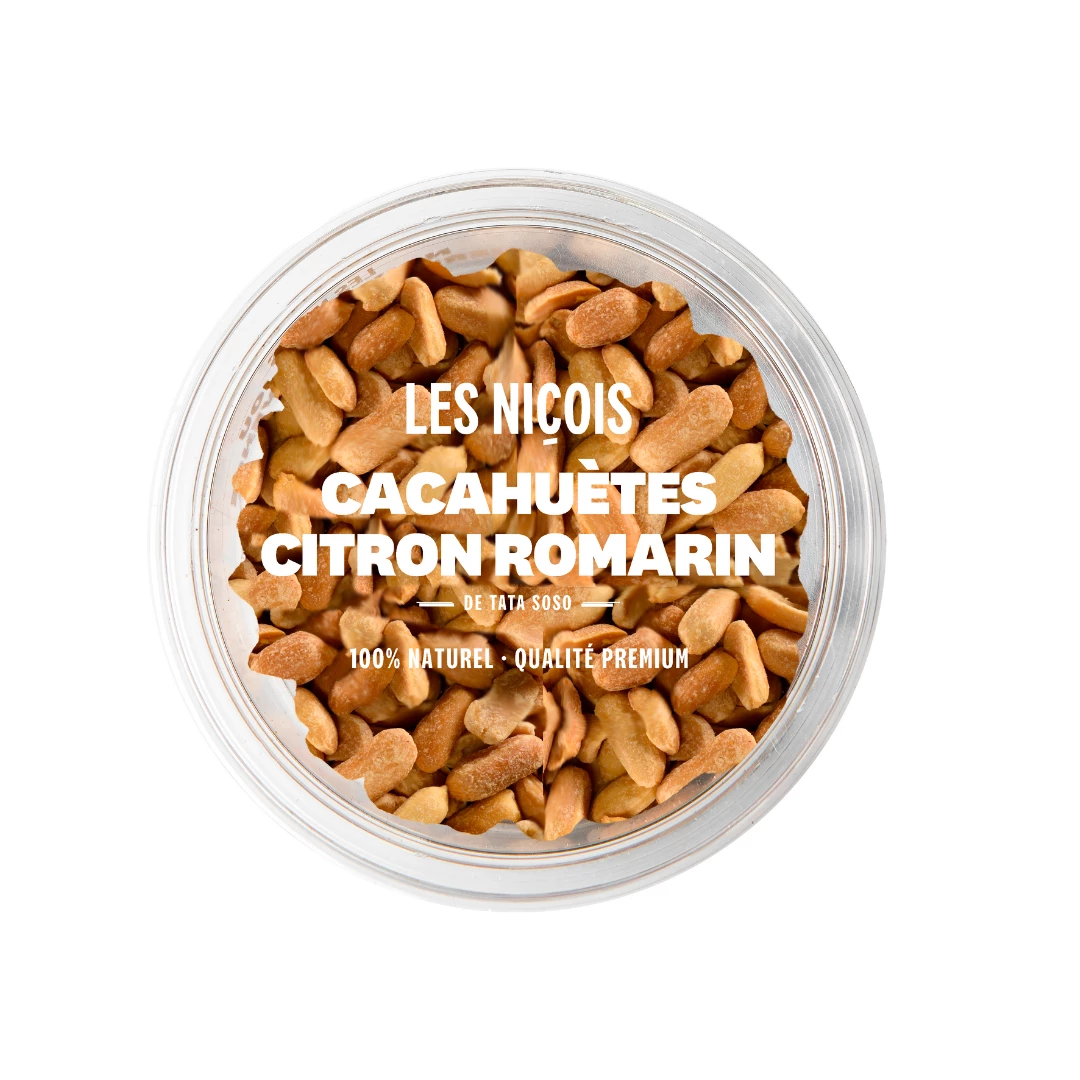 Cacahuètes Citron Romarin, 110g - LES NIÇOIS