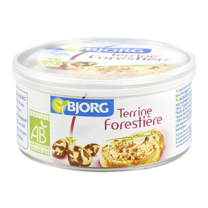 BJORG Terrine Forestière - Bio - 125 g