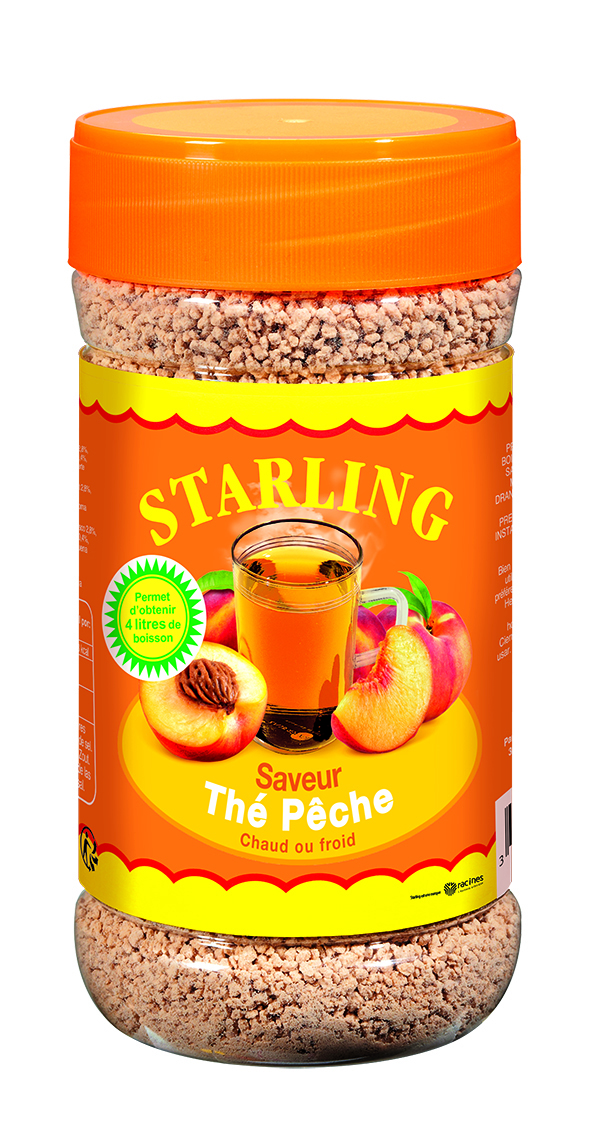 Instant-Pfirsich-Teegetränk (12 x 400 g) - STARLING