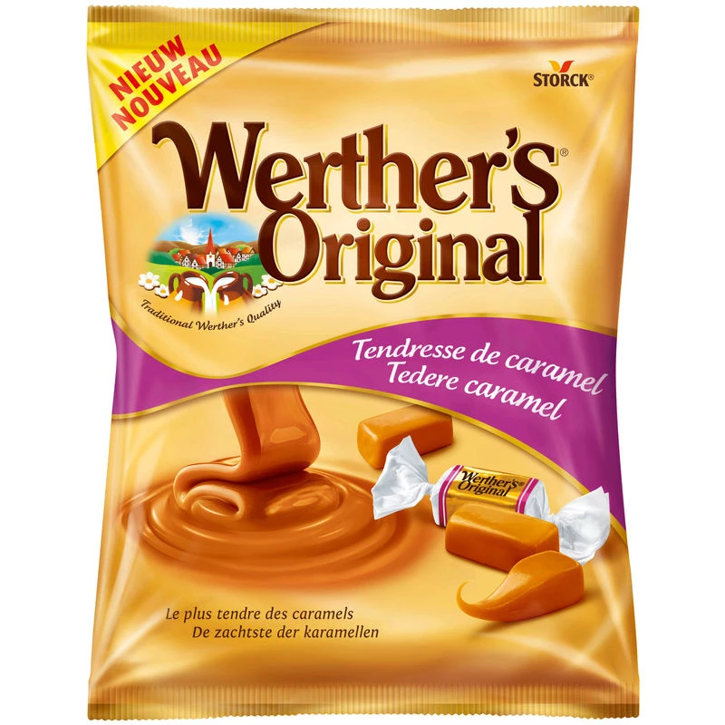 Bonbons tendresse de caramel 158g - WERTHER'S ORIGINAL
