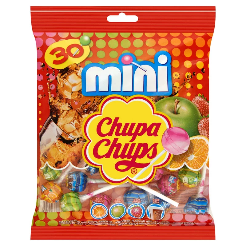 Bonbons Sucettes Mini Assortiment 180g - CHUPA CHUPS