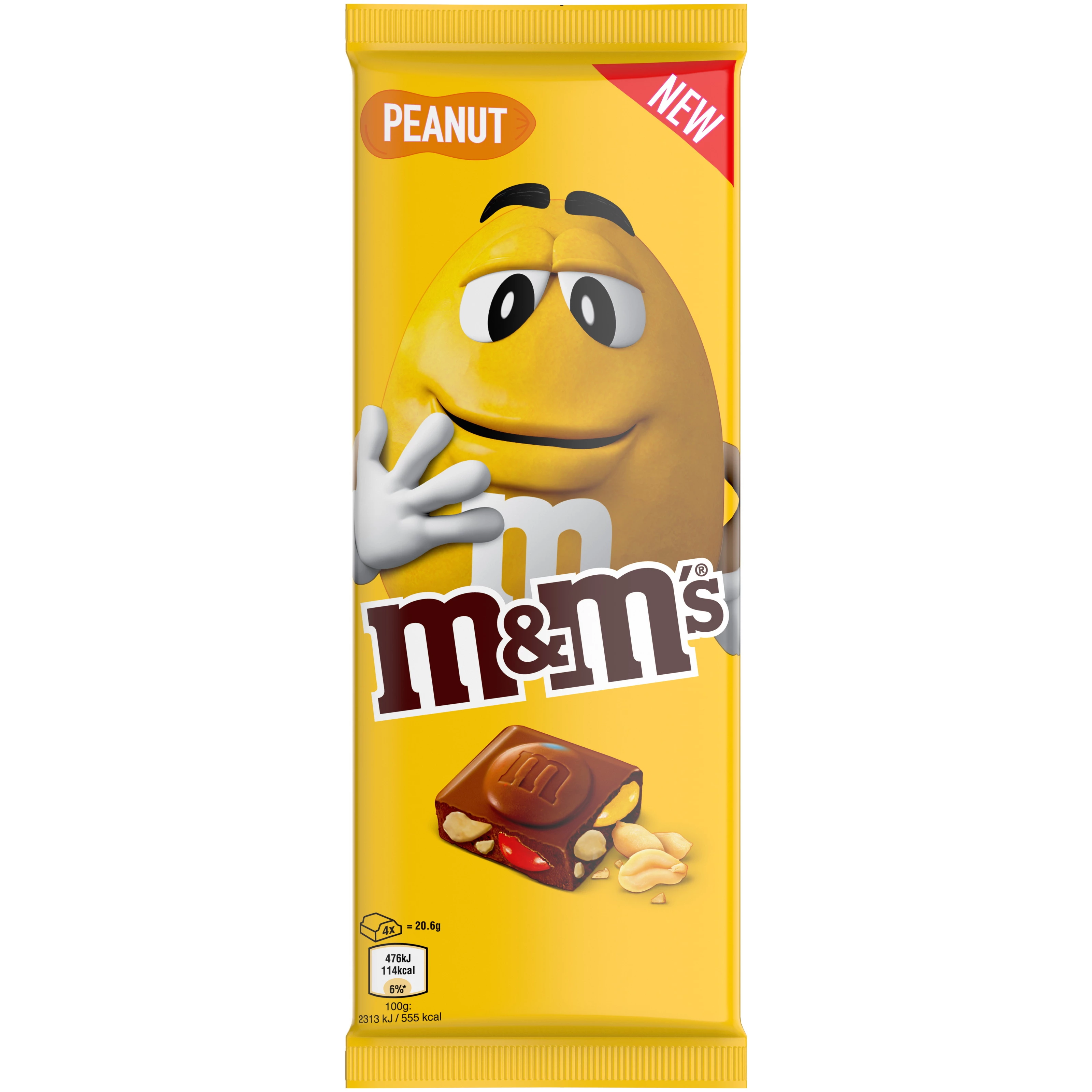 Tablette M M S Peanut, 165g - M&M's