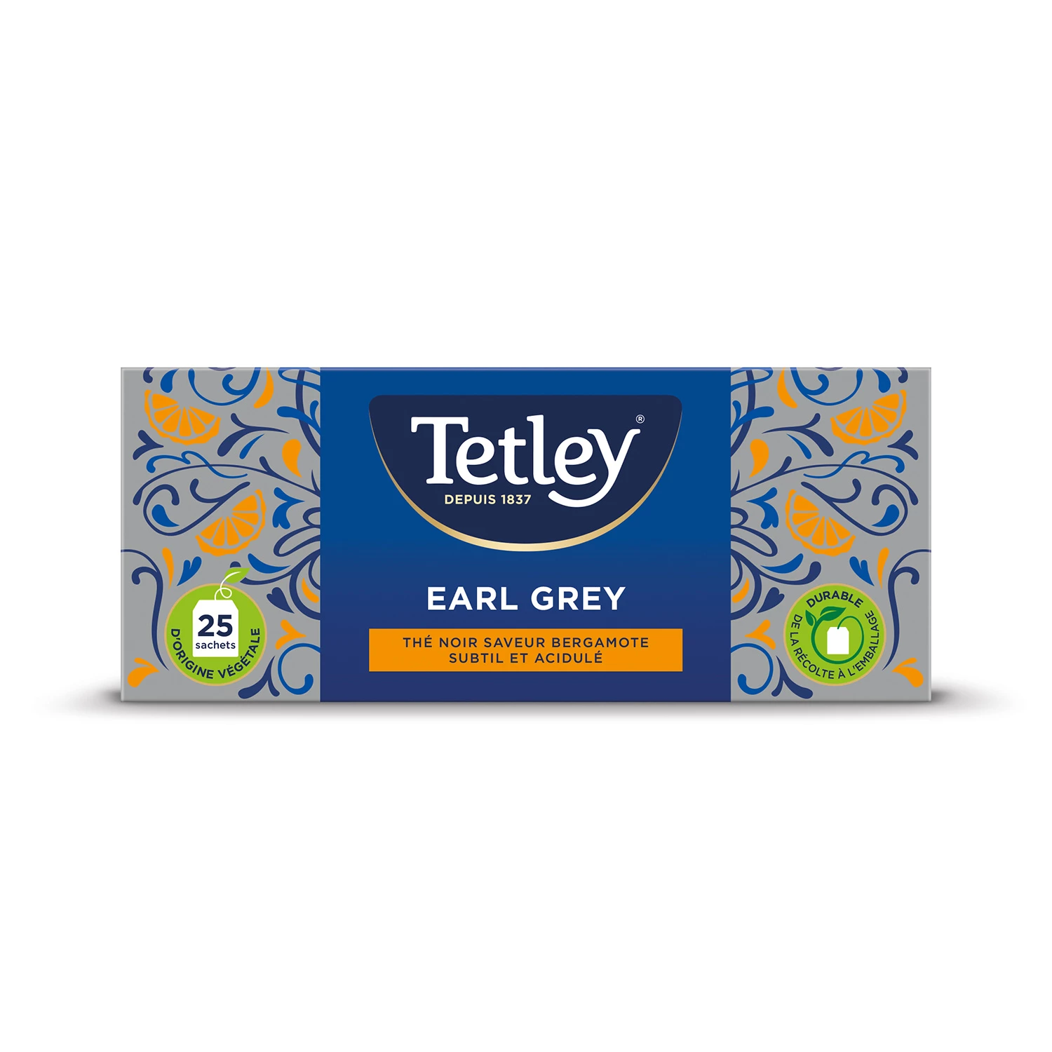 Tetley Earl Grey Bte 25 Sac 50