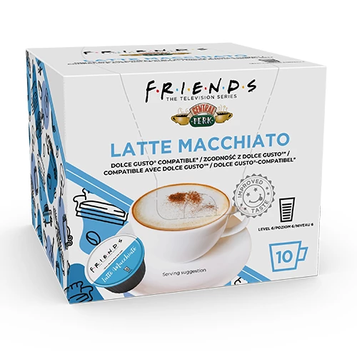 Latte Caramel X10 Kapseln kompatibel mit Dolce Gusto - Friends