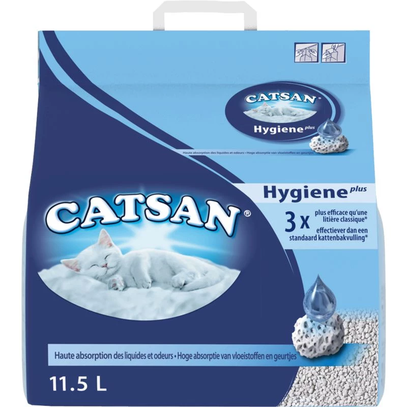 Litière hygiene plus 11,5L - CATSAN