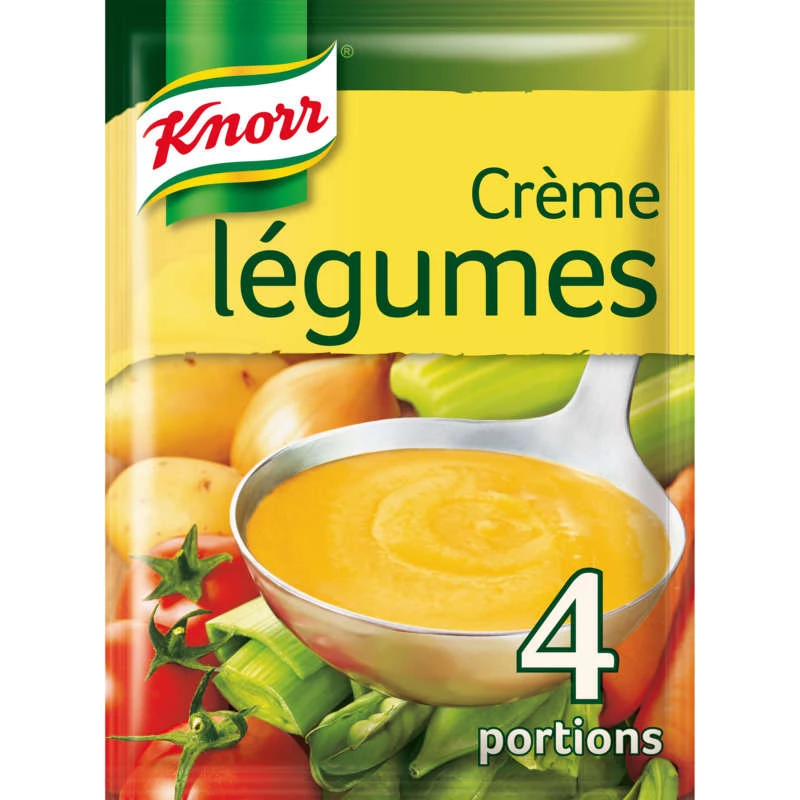 Soupe Déshydratée Crème de Légumes, 112g  - KNORR