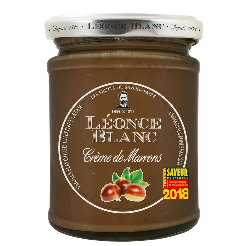 Crème Marrons Vanillée 350g - LEONCE BLANC