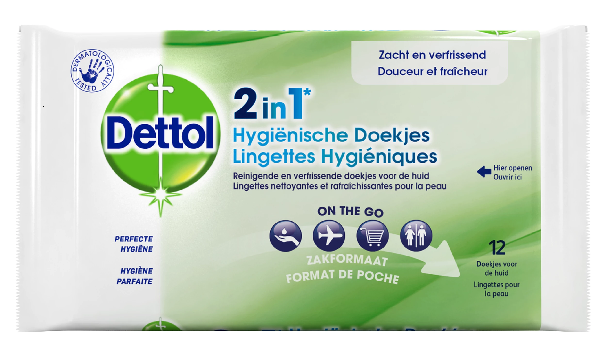 Dettol Lingets 2in1 X 12