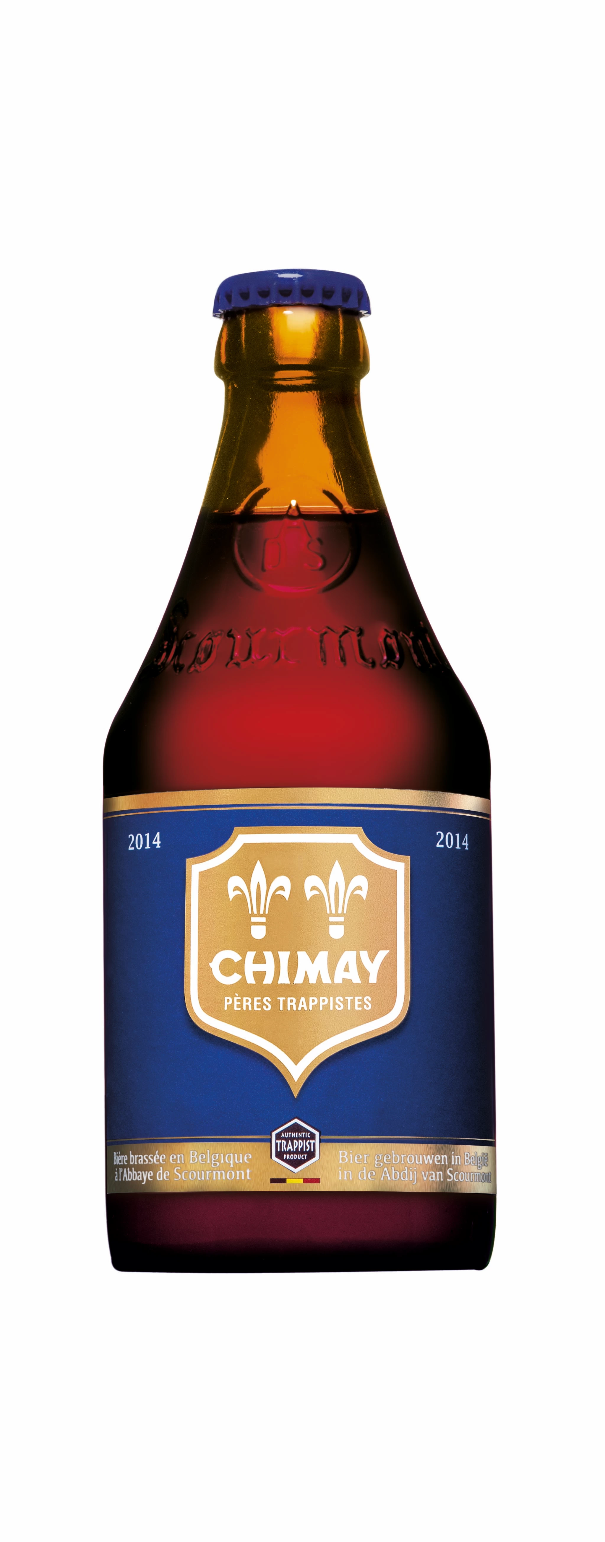 Belgisch trappistenblauw bier, 33cl - CHIMAY