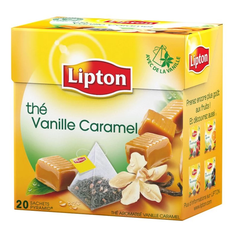 Thé vanille caramel x20 34g - LIPTON