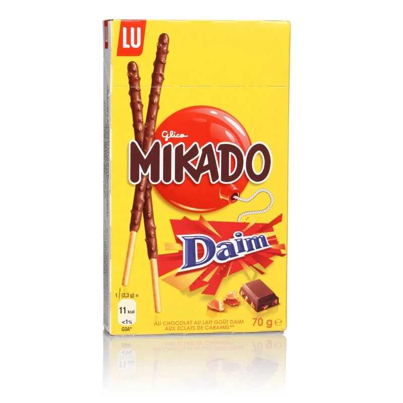 Mikado chocolat lait/daim 70g - LU