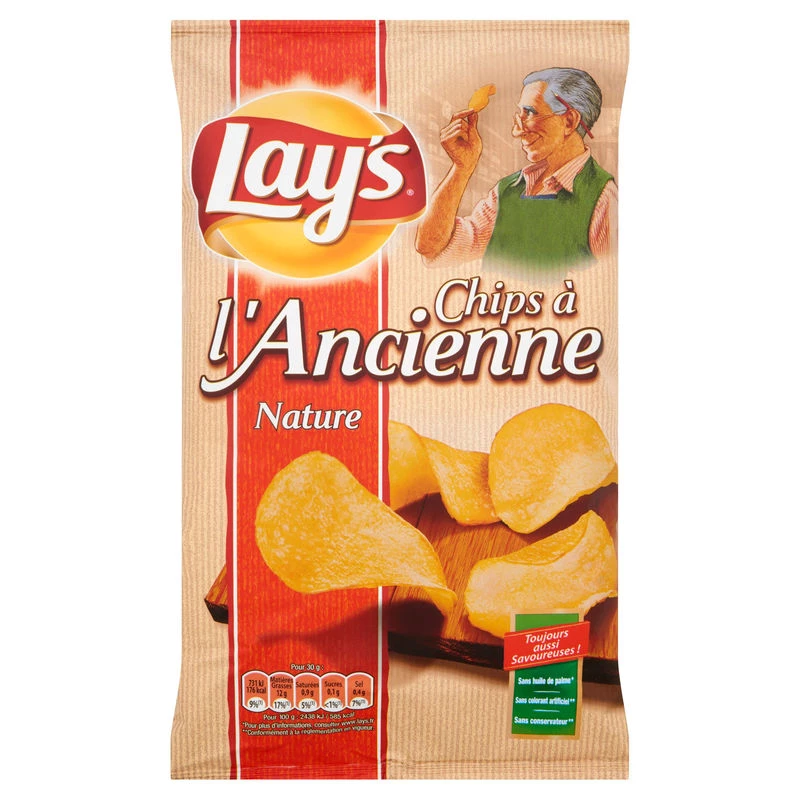 Chips à l'ancienne nature 150g - LAY'S