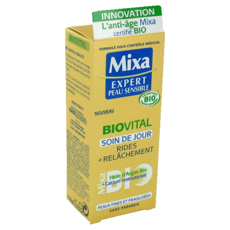 Biovital Anti-Aging-Falten- und Festigkeits-Bio-Pflege für reife Haut, 50 ml - MIXA