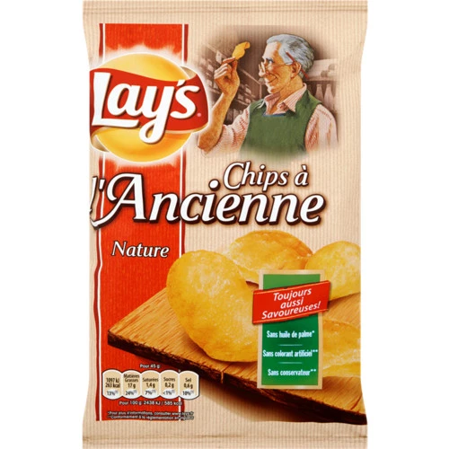 Chips Natures à L’ancienne 45g X20 - LAY'S
