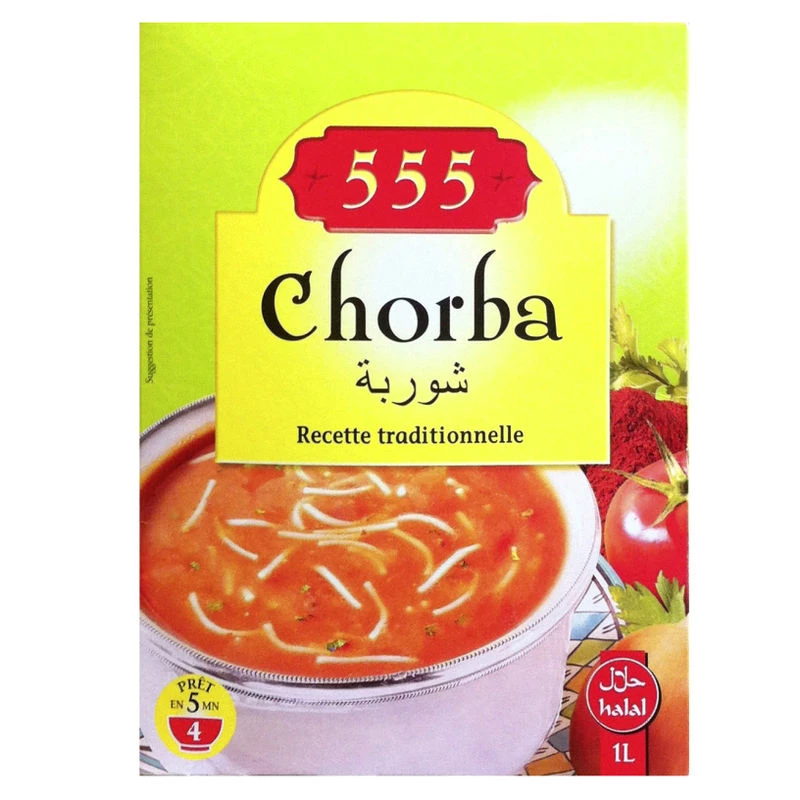 Chorba Légumes Et Vermicelle 102g - 555 - 555