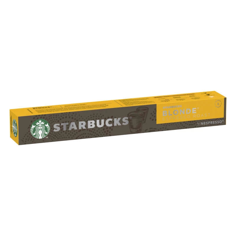 Cápsulas de café nespresso rubia espresso 10x55g - STARBUCKS