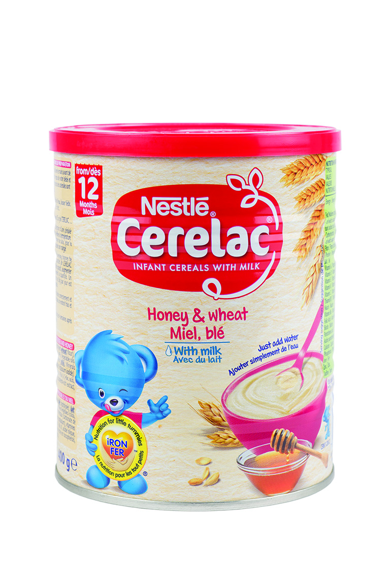 蜂蜜/小麦/牛奶谷物 (24 x 400 g) 12 个月起 清真 - Cerelac