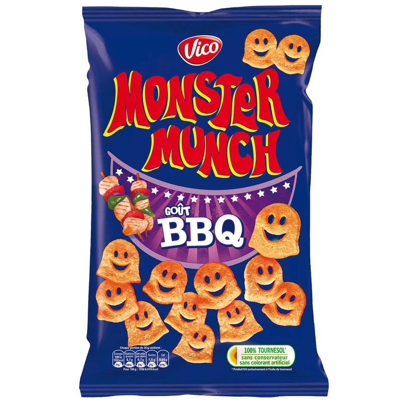 Chips Barbecue, 85g - MONSTER MUNCH