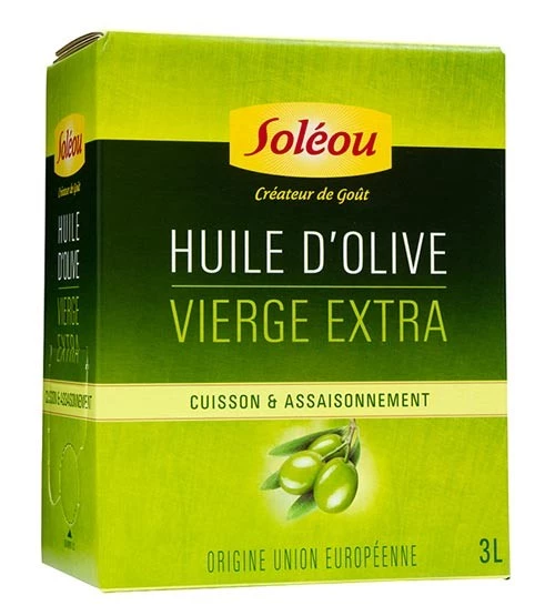 Huile d'olive Extra Vierge, 3l - SOLEOU