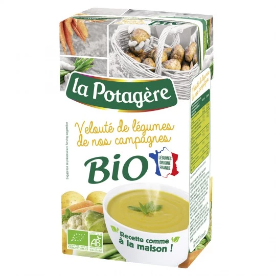 Soupe Bio légumes de nos campagnes 1L - LA POTAGERE